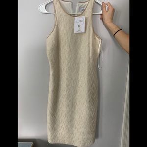 White and gold dress